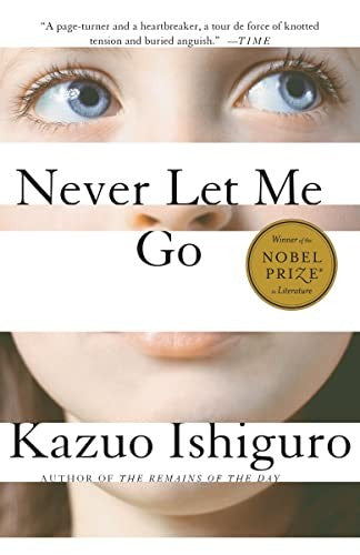 Cover of Never Let Me Go by Kazuo Ishiguro, used book